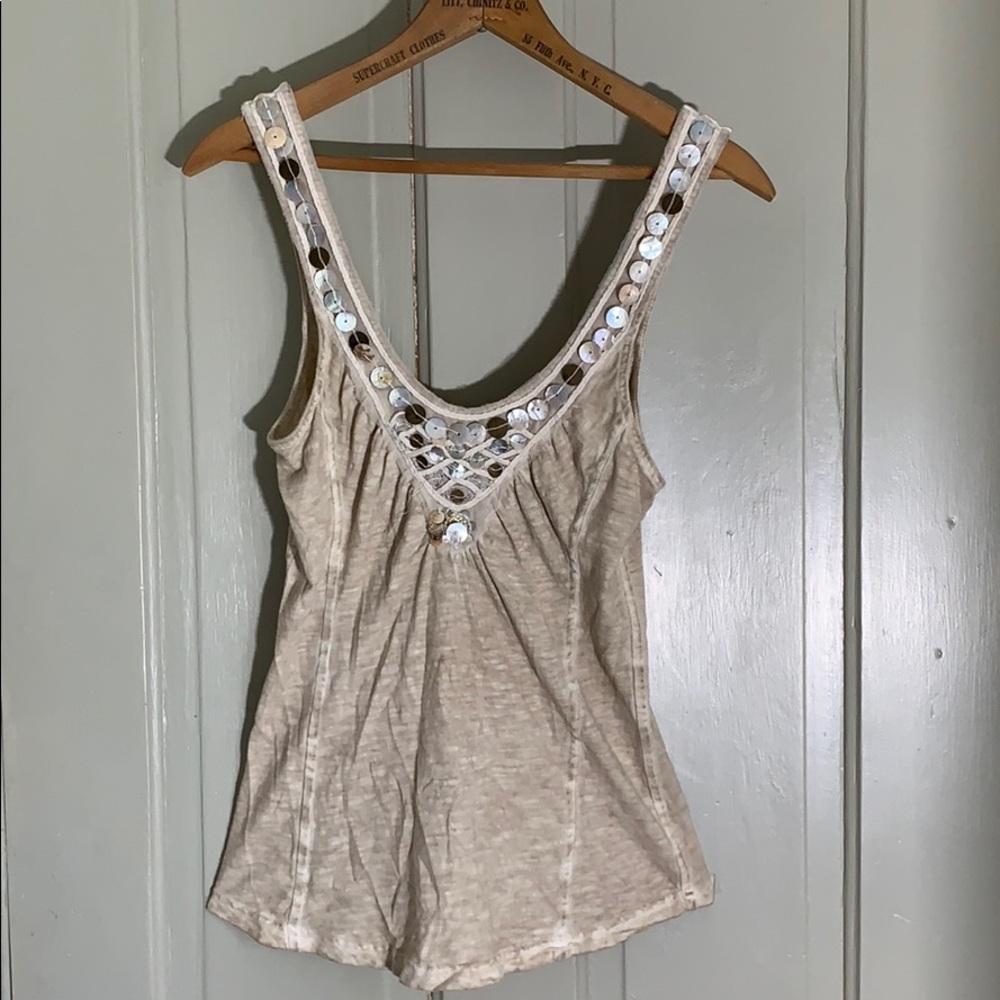 Free People Embellished Tank